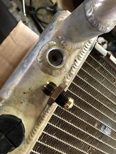 Leaking radiator